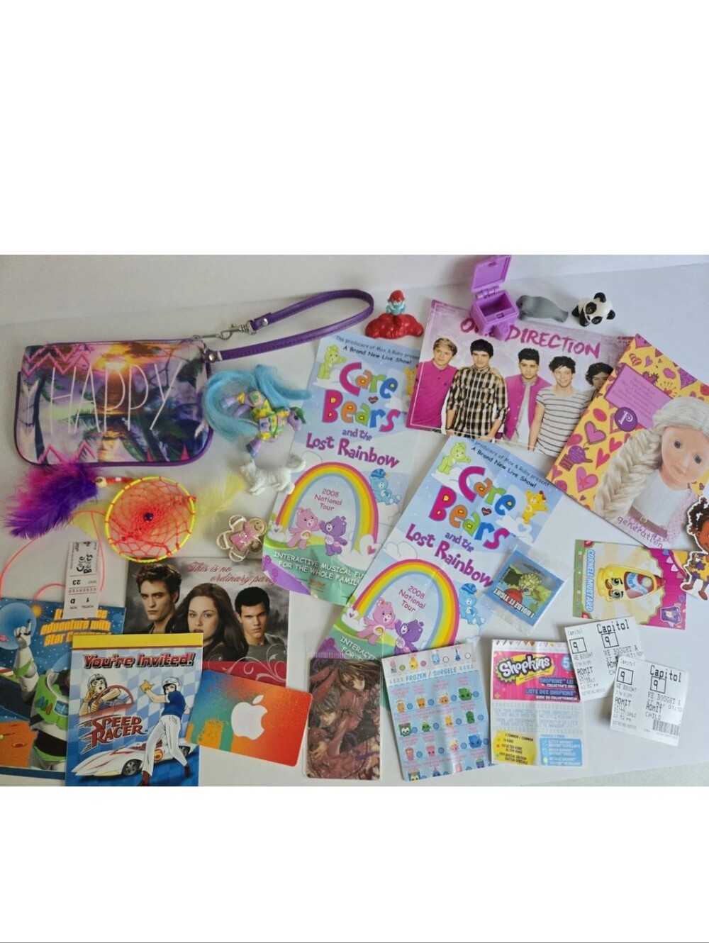 Birthday Invite Pamphlet Event Tickets Lot 2000s 2010s Kids Lot Vtg
